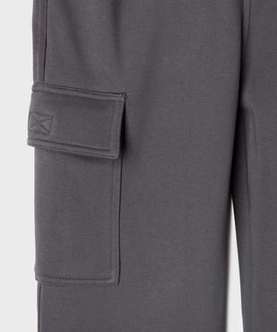 Pantalon de jogging avec intérieur chaud garçon vue4 - GEMO (JUNIOR) - GEMO
