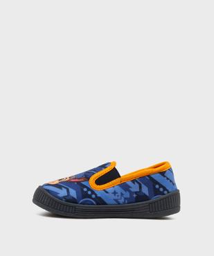 Chaussons pantoufles en velours imprimés Chase garçon - La Pat'Patrouille vue3 - PAT PATROUILLE - GEMO