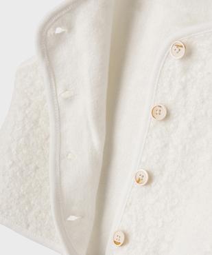Gilet sans manches en lainage bouclette fille vue2 - GEMO (ENFANT) - GEMO