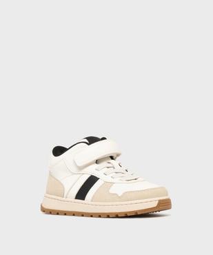 Baskets montantes à semelle crantée et scratch garçon vue2 - 5 MILES - GEMO