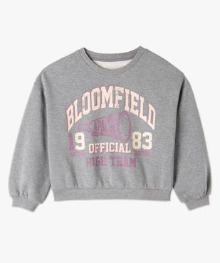 Sweat femme court avec motif XXL – Camps United vue4 - CAMPS UNITED - GEMO