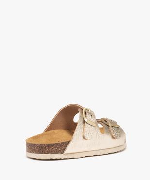 Mules fille à talon plat et larges brides ajustables vue4 - GEMO (ENFANT) - GEMO