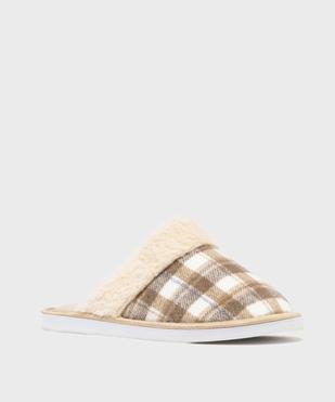 Chaussons mules en velours femme vue2 - GEMO(HOMWR FEM) - GEMO