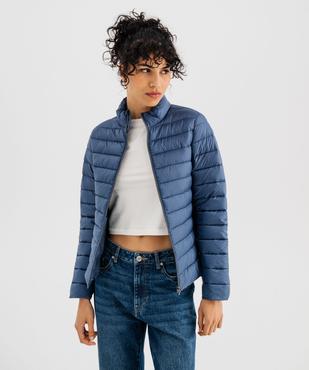 Doudoune légère avec col montant femme vue1 - GEMO(FEMME PAP) - GEMO