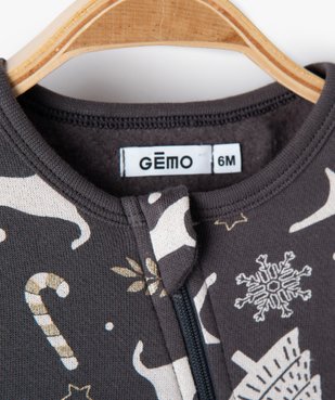 Ensemble bébé 2 pièces : combinaison + bonnet spécial Noël vue2 - GEMO(BB COUCHE) - GEMO