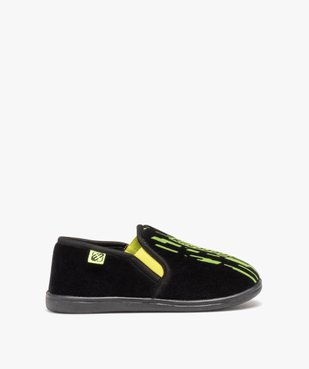 Chaussons garçon imprimés en velours à enfiler - Freegun vue1 - FREEGUN - GEMO