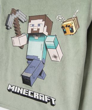 Pyjama en velours mix&match imprimé garçon - Minecraft  vue2 - MINECRAFT - GEMO