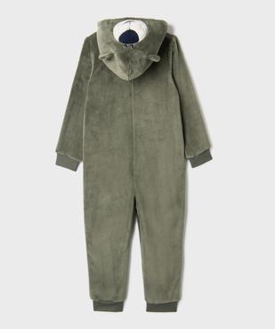 Combinaison pyjama maille peluche garçon vue4 - GEMO (ENFANT) - GEMO