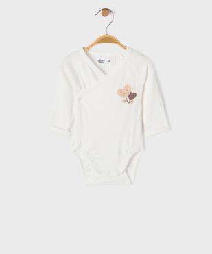 Ensemble naissance évolutif 3 pièces bébé : body, pantalon, bonnet vue2 - GEMO 4G BEBE - GEMO