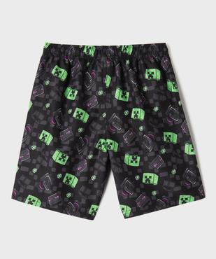 Short de bain imprimé garçon - Minecraft vue3 - MINECRAFT - GEMO