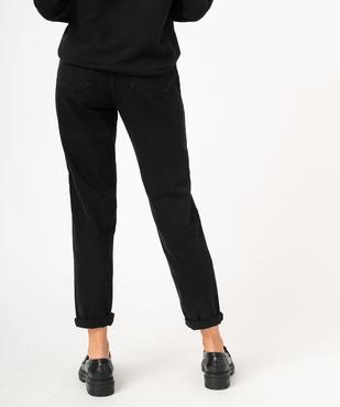 Jean mom taille haute femme vue3 - GEMO(FEMME PAP) - GEMO