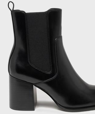 Boots à talon avec élastique latéral femme - Follow Me vue1 - FOLLOW ME - GEMO