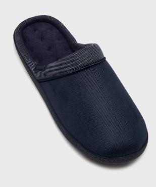 Chaussons mules à discrets motifs homme - Isotoner vue5 - ISOTONER - GEMO