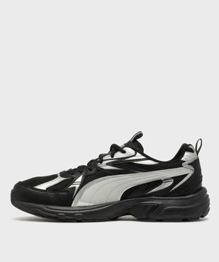 Baskets en mesh et empiècements brillants homme - Puma vue3 - PUMA - GEMO