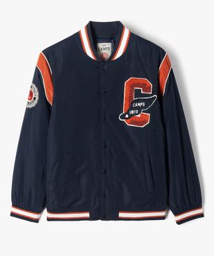 Blouson matelassé avec finitions tricolores garçon - Camps United vue2 - CAMPS - GEMO