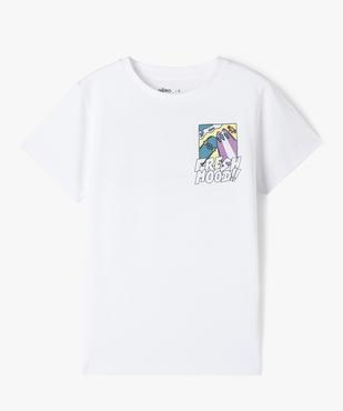 Tee-shirt manches courtes à motifs garçon vue1 - GEMO (ENFANT) - GEMO