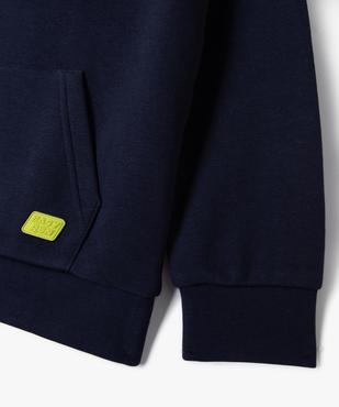 Sweat à capuche bicolore garçon  vue2 - GEMO (ENFANT) - GEMO
