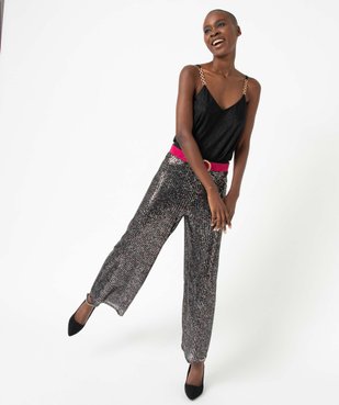 Débardeur femme en maille pailletée vue5 - GEMO(FEMME PAP) - GEMO