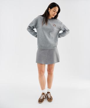Jupe courte en maille femme - LuluCastagnette vue4 - LULUCASTAGNETTE - GEMO