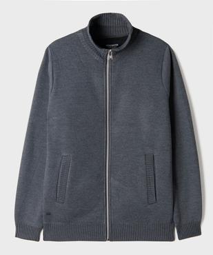 Gilet zippé col montant homme vue1 - KENSINGTON - GEMO