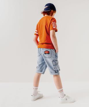 Bermuda en jean coupe cargo garçon - Camps United vue1 - CAMPS - GEMO