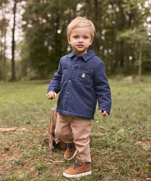 Chemise doublure sherpa avec boutons-pression bébé garçon - LuluCastagnette vue5 - LULUCASTAGNETTE - GEMO