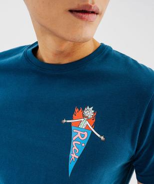 Tee-shirt à manches courtes imprimé devant et dos homme - Rick & Morty vue2 - RICK ET MORTY - GEMO