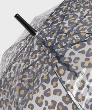 Parapluie transparent à motif léopard adulte vue2 - GEMO (ACCESS) - GEMO