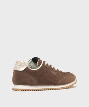 Baskets dessus suédine avec patch métallisé au talon femme - Ellesse vue2 - ELLESSE - GEMO