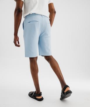 Bermuda en maille piquée homme vue3 - GEMO (HOMME) - GEMO