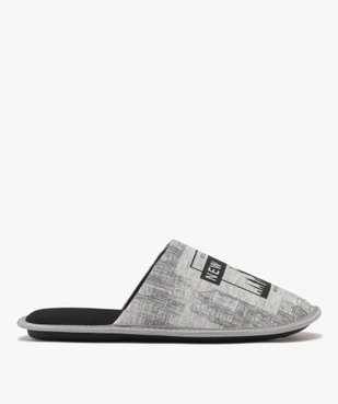 Chaussons homme mules en jersey New-York vue1 - GEMO 4G HOMME - GEMO