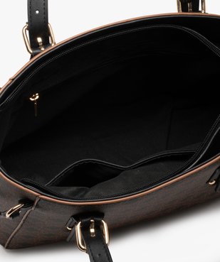 Sac imprimé porté épaule femme vue3 - GEMO (ACCESS) - GEMO