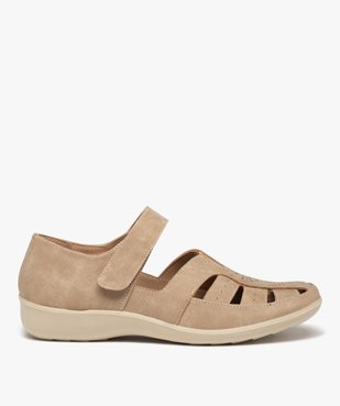 Chaussures confort à brides fermeture scratch femme vue1 - G'FLEX - GEMO