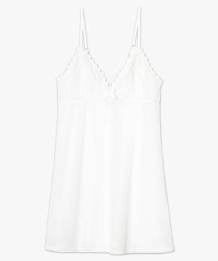 Nuisette en voile motifs plumetis vue4 - GEMO(HOMWR FEM) - GEMO