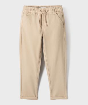 Pantalon chino Regular taille élastique garçon vue2 - GEMO 4G GARCON - GEMO