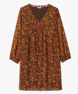 Robe en voile imprimé femme grande taille vue4 - GEMO (G TAILLE) - GEMO