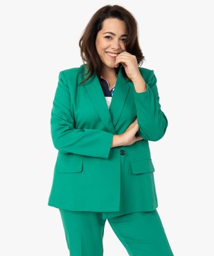 Veste femme grande taille à fermeture croisée vue2 - GEMO (G TAILLE) - GEMO
