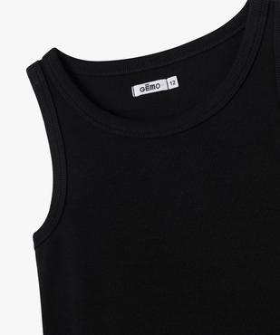 Robe tee-shirt en maille côtelée fille vue2 - PREMIER PRIX BY GEMO - GEMO