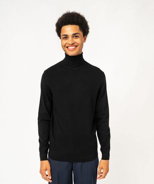 Pull à col roulé en maille fine homme vue10 - GEMO 4G HOMME - GEMO