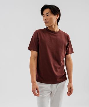Tee-shirt manches courtes et col rond homme vue2 - GEMO (HOMME) - GEMO