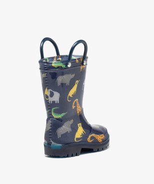 Bottes de pluie bébé avec anses imprimées animaux vue4 - GEMO (ENFANT) - GEMO