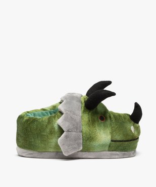 Chaussons garçon 3D en forme de dinosaure tricératops vue1 - GEMO (ENFANT) - GEMO