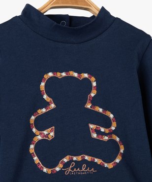 Tee-shirt manches longues imprimé bébé fille - LuluCastagnette vue2 - LULUCASTAGNETTE - GEMO