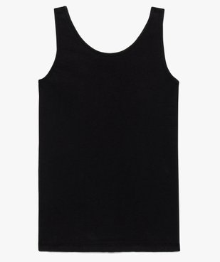 Débardeur fille en coton finition biais vue2 - GEMO (JUNIOR) - GEMO