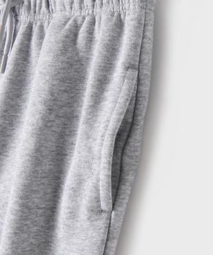 Pantalon de jogging large en molleton épais garçon vue3 - GEMO 4G GARCON - GEMO