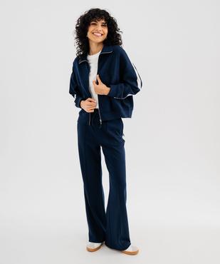 Pantalon de jogging en maille sport extensible femme vue4 - GEMO(FEMME PAP) - GEMO