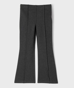 Pantalon en maille coupe flare fille vue2 - GEMO 4G FILLE - GEMO