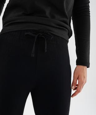 Pantalon de pyjama en maille fine femme vue2 - GEMO 4G FEMME - GEMO