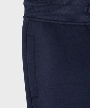 Pantalon de jogging molletonné avec ceinture ajustable garçon vue3 - GEMO 4G GARCON - GEMO