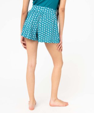 Short de pyjama femme ample à motifs  vue3 - GEMO(HOMWR FEM) - GEMO